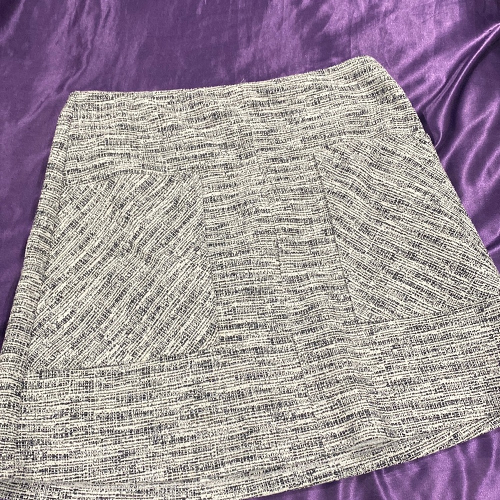 Le Lis medium grey and black and white tweed like skirt - Cotton blend NWT